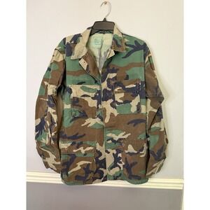Camoflauge Mens Medium Jacket and‎ Medium Pants Camouflage 100% Cotton Ripstop